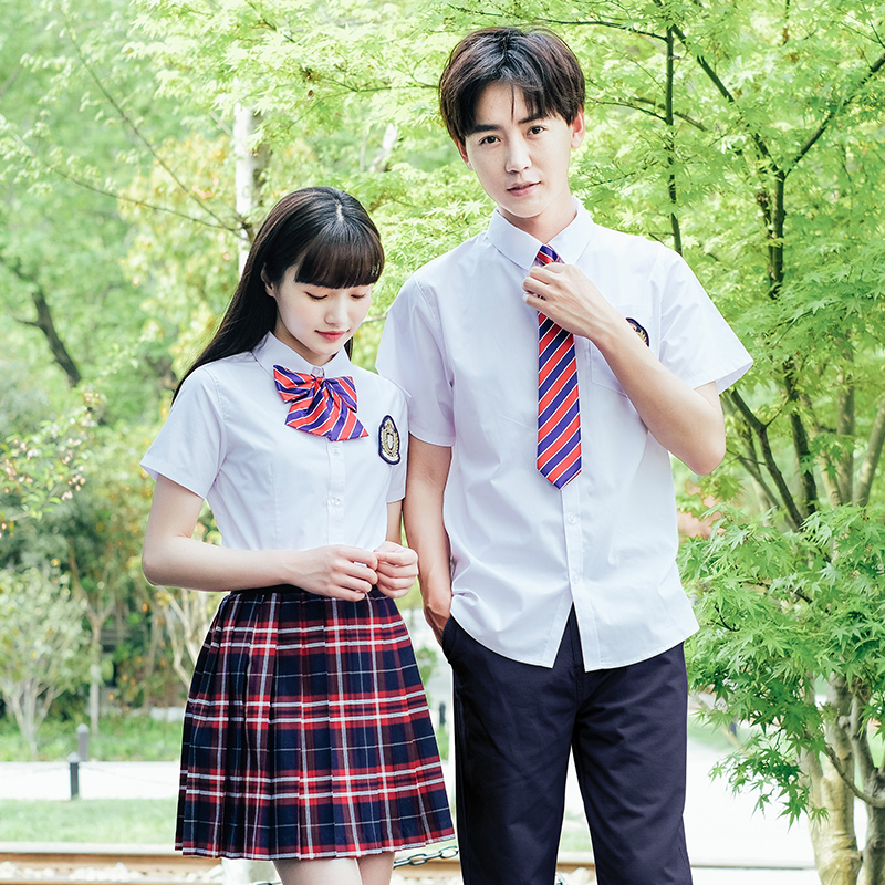 High School Teachers Overalls Summer Insute Wind Suit White Shirt Summer Insute Wind Suit White Shirt