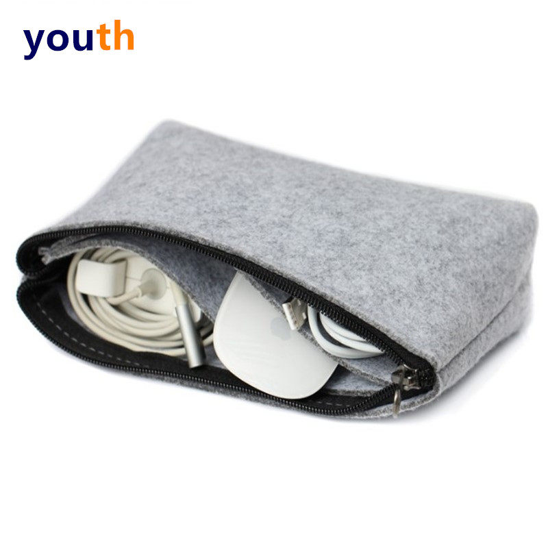 Digital Containing Bag For Business Trips Portable Handbags Headphone Charger Data Line Action Power Digital Accessories Finishing Bag