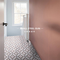 Art hipster tile toilet tile non-slip floor tile 200x200 kitchen balcony color Flower tile tile