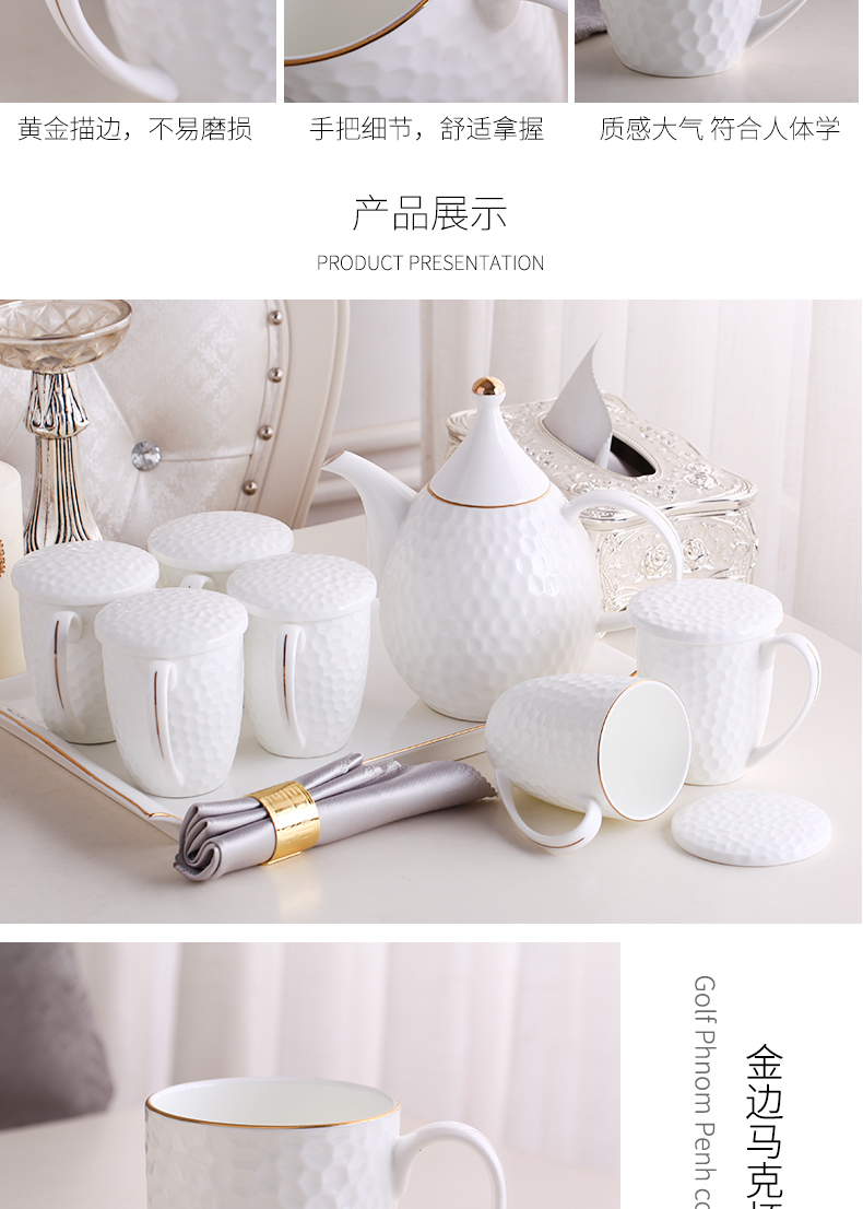 Garland ipads porcelain cup keller up phnom penh office of pure ceramic cup cup of household water cup cup Europe type