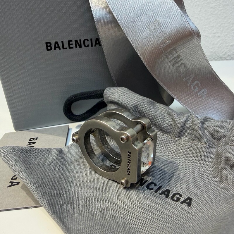 All Things Luxury: Unused Balenciaga Screw Gemstone Ring, Size 62 All Things Luxury: Unused Balenciaga Screw Gemstone Ring, Size 62