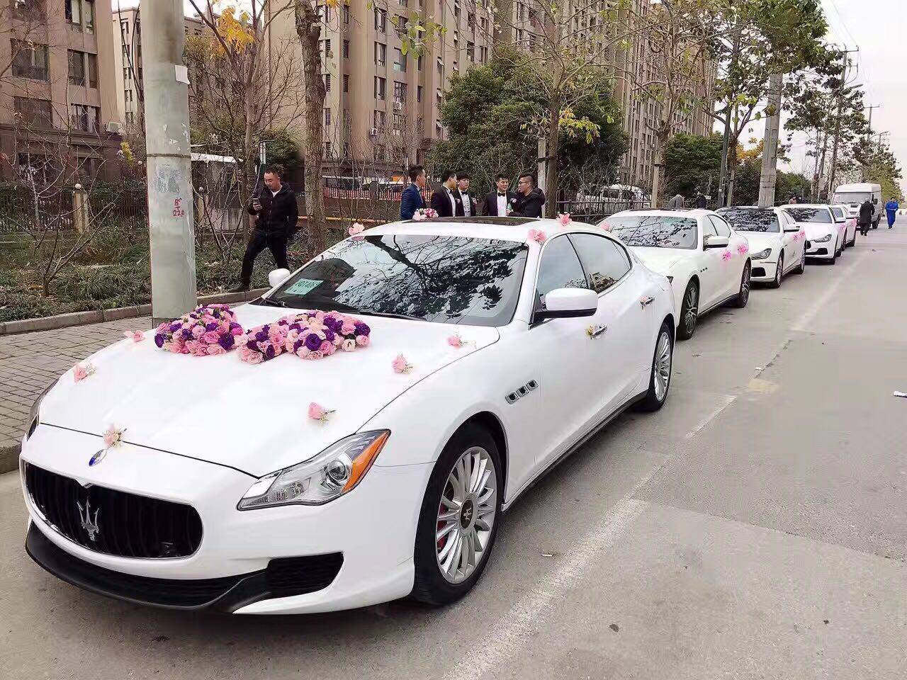Shanghai's new eternal love Maserati package rental wedding car Commercial shooting car