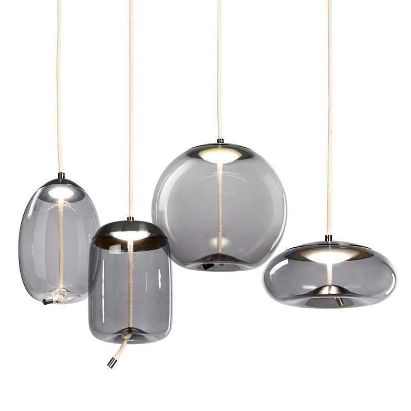 Nordic minimalist KNOT series chandeliers Living room Dining Room Dining Room Dining Room Dining Room Headlights Stairs Bar Designer Soft-mounted Chandeliers