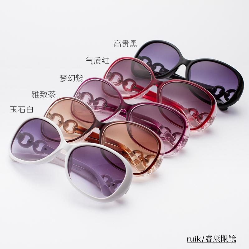 2018 new sunglasses của phụ nữ triều big khung kính lái xe phân cực round mặt sunglasses retro thanh lịch ếch gương