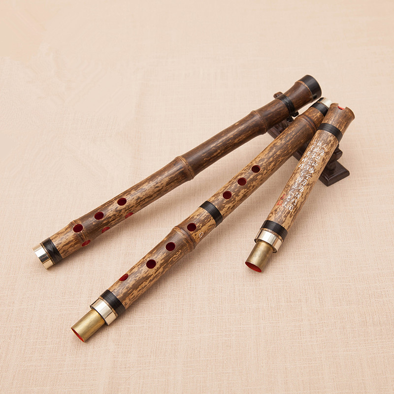 Professional Purple Bamboo Special Xiao Three-section Eight Holes Xiao Lao 100 Full Special Hole Xiao F G Manufacturer Direct Sales