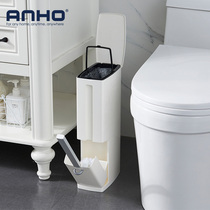 ANHO home Bathroom Kitchen narrow seam toilet brush kitchen classification trash can Integrated slit trash can