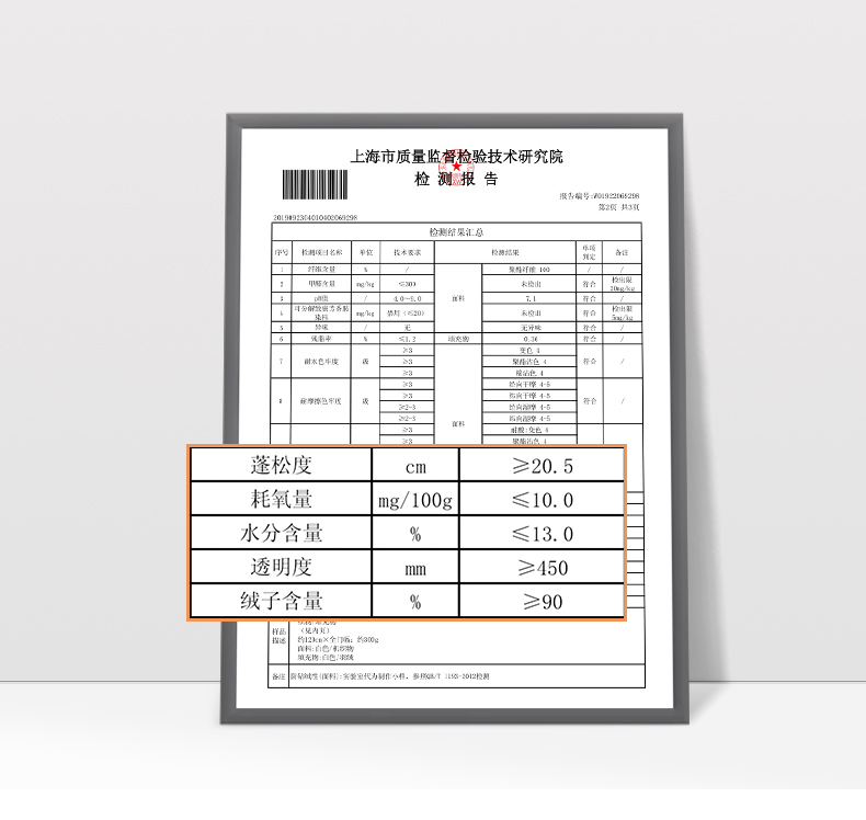 安睡宝  杜邦抗菌鹅绒被 俄罗斯进口95白鹅绒 图6