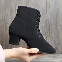 Dambao Roo New Womens Soft Bottom Oxford Cloth Dancing Shoes Latin Dance Shoes Boots Square Dance Ballroom Dancing Shoes Women Shoes