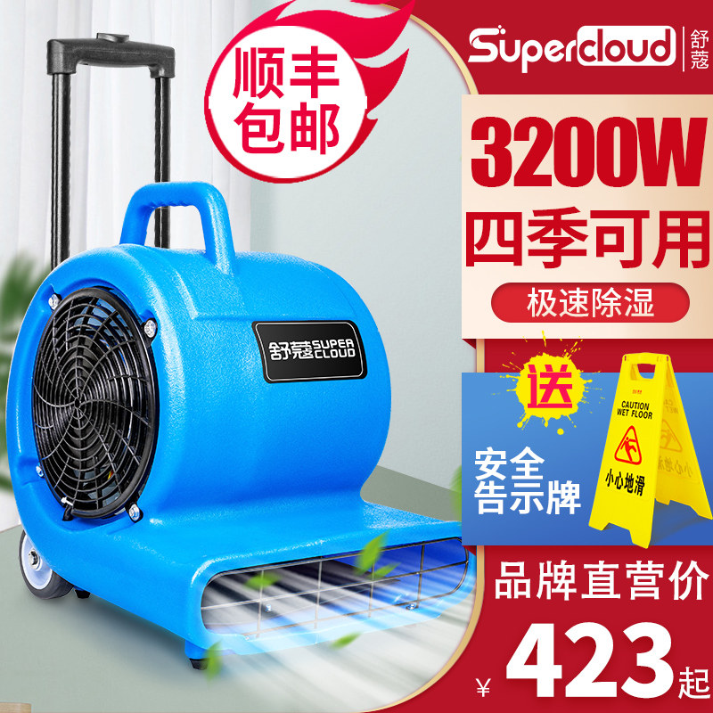 Super cloud blowing machine commercial high power drying hair dryer hotel carpet toilet floor floor dehumidification blow dryer