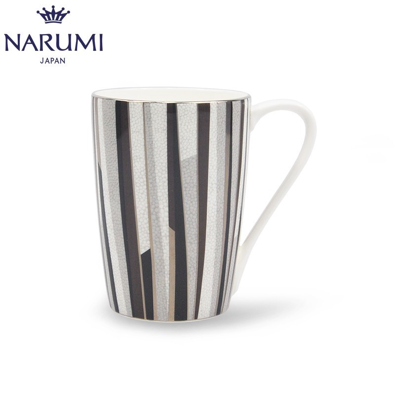 Japan NARUMI Minghai Shagreen mug (black) bone china cup 50994-2731G