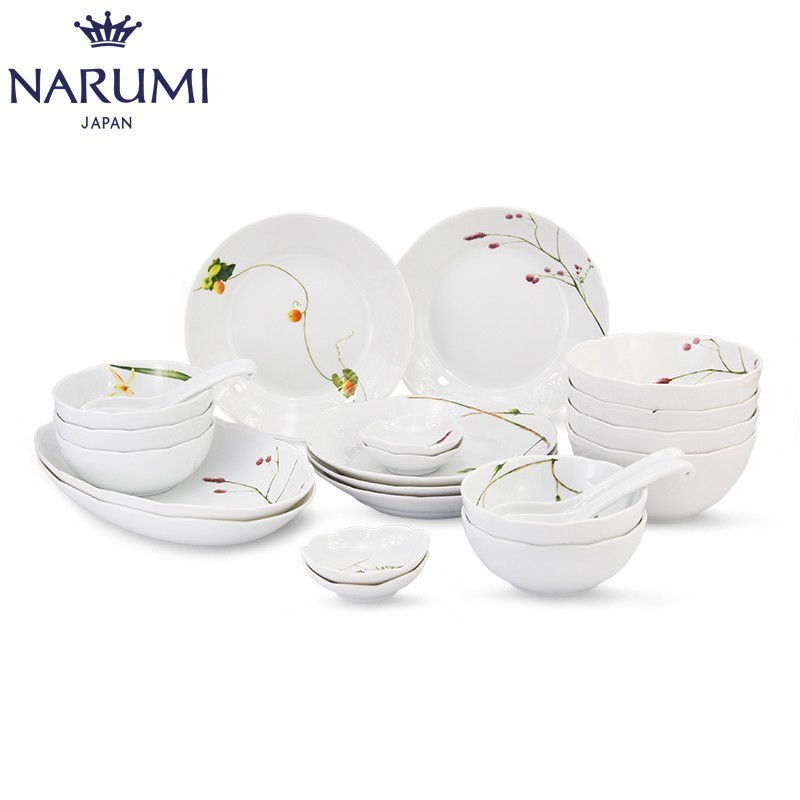 Japanese NARMUNI Naruhiori Flower Calendar Chinese Food Combination (24 heads) General Porcelain 40912-52783