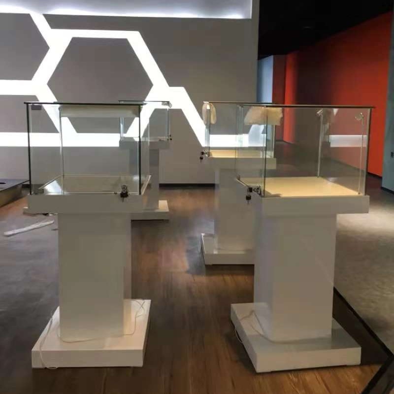 Baking Lacquered Jewelry Ornament Display Cabinet Art Creative Exhibition Cabinet Boutique Glass Middle Island Products Cabinet Manufacturer Direct