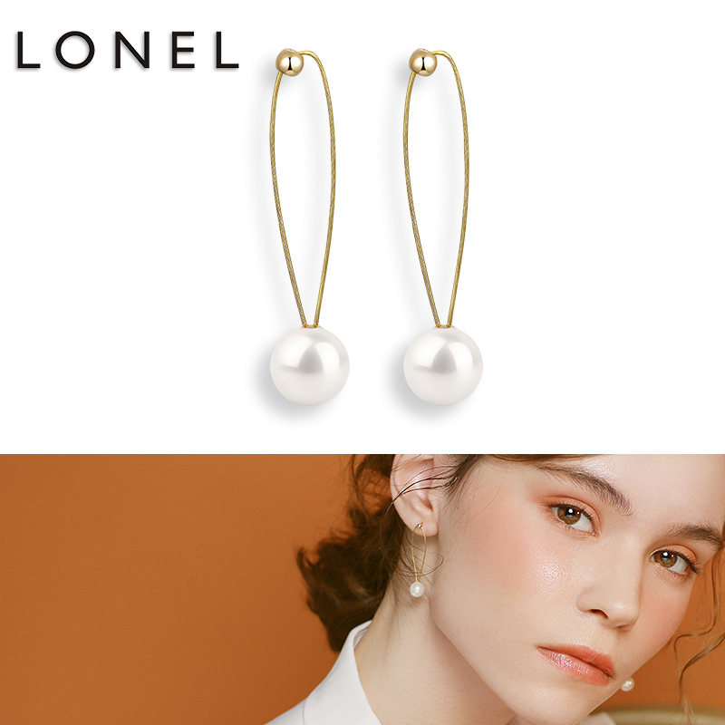 Pearl ear clips without pierced women's earrings 2022 new trendy retro earrings without pierced earrings sterling silver earrings winter