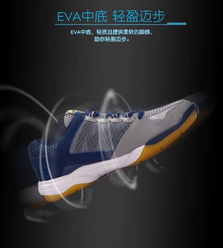 Giày cầu lông chính hãng Li Ning Giày thể thao nam chống trượt thoáng khí mang giày chuyên nghiệp thấp giày nam