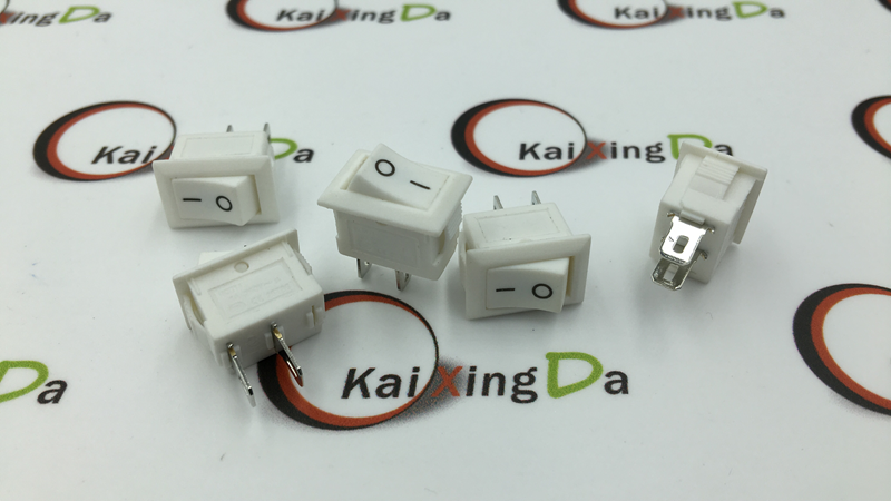 Ultra-small boat switch KCD11 miniature miniature white boat switch rocker power switch special offer