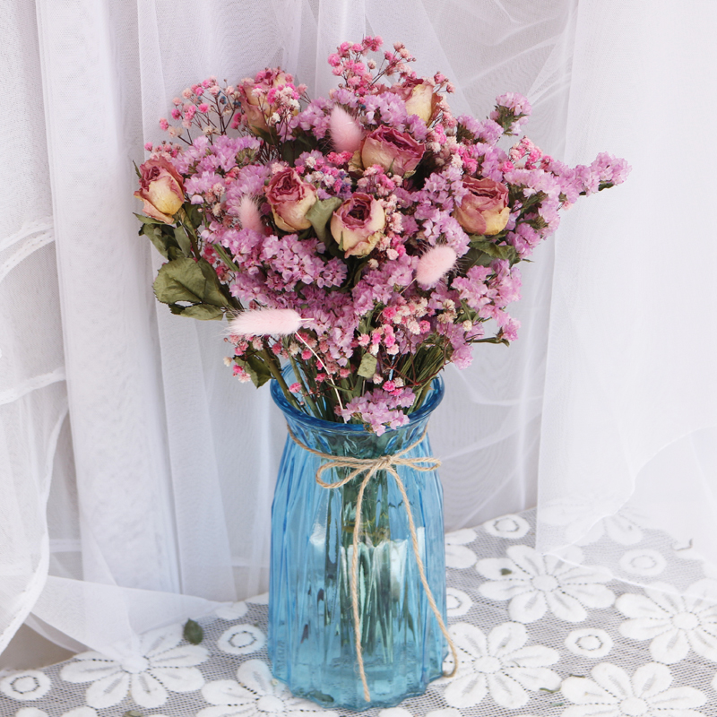 Dried flowers gypsophila desktop decoration literary small fresh home living room decoration Nordic ing net red immortal bouquet