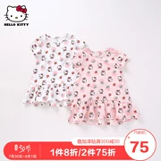 Váy Hellokitty hè 2019 cho bé sơ sinh dễ thương full váy cho bé mùa hè váy ngắn tay - Váy