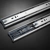 304 Stainless Steel Slide Rail Drawer Track Silent Damping Buffer Ball Computer Desk Keyboard 3 Three-Section Rail Guide 24