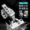 Hinge 304 Stainless Steel Wardrobe Hinge Hydraulic Buffer Damping Cross-Link Cabinet Door Aircraft Hinge Medium Bend 2024