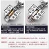 304 Stainless Steel Hinge Hydraulic Damping Buffer Cabinet Wardrobe Door Thickened Silent Mid-Bend Half Cover 2024