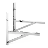 Гри применимо к единичному кронштейну сгущенного воздуха угол угла железа базовая полка 1,5p 2p 3p треугольник из нержавеющей стали.