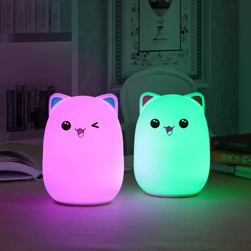 Силиконовая батарея с зарядкой, накладки, настольная лампа, ночник, 5v