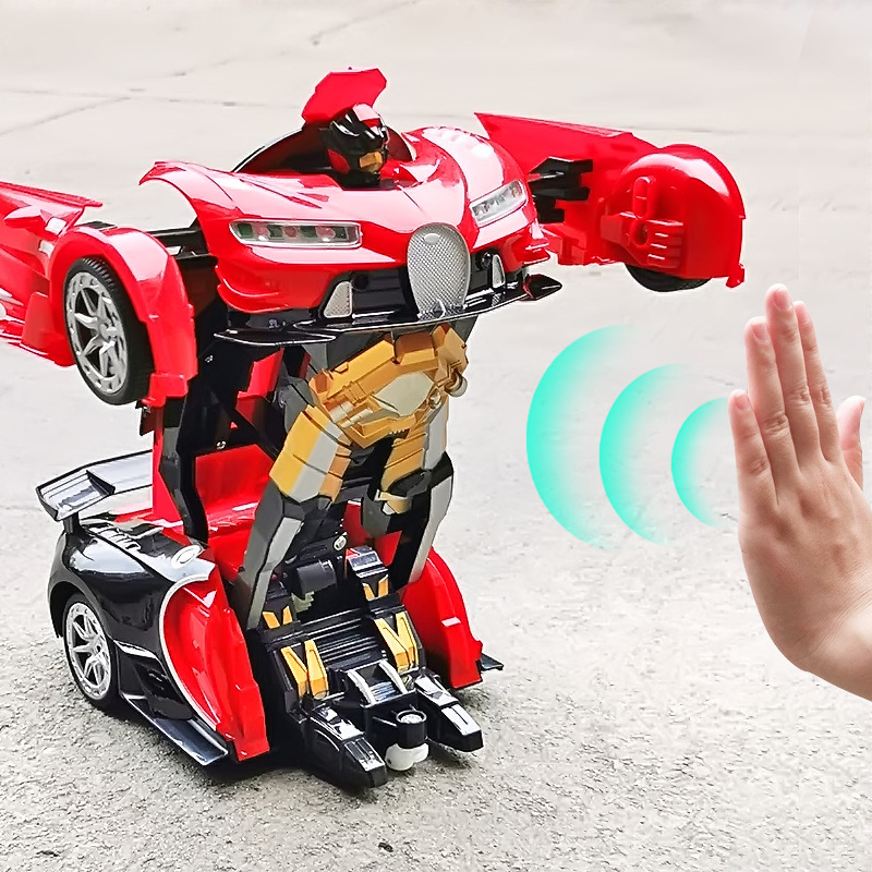 Super large remote control car 2 4G gesture induction deformation car toy car King Kong children's robot electric remote control car