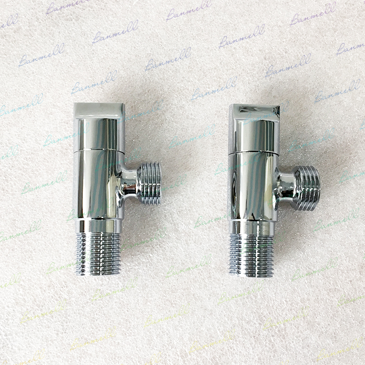 banmell (true full copper) small size 4 sub-retro triangular valve hot and cold water universal water stop valve