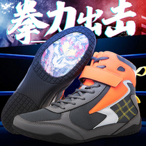 Boxing shoes mens Sanda shoes high-top fighting competition training shoes wrestling shoes fitness boots Muay Thai fighting shoes for men and women
