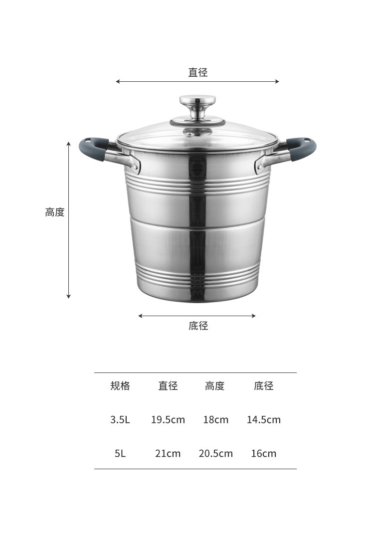 Фритюрница 加厚不锈钢油炸锅新型家用大号大容量多功能专用大口径炸东西炸桶