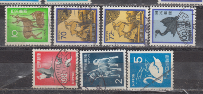 The small Japanese Animal Letter Pin Ticket Old Ticket 7