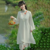 Ретро трикотажный кардиган, куртка, ципао, накидка, плащ, китайский стиль