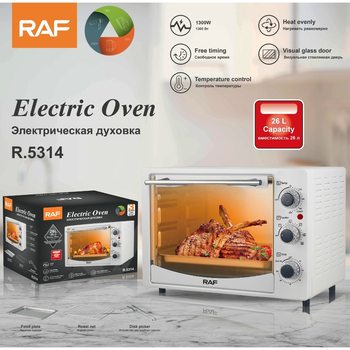 Genuine Cross-Border Electric Oven 26L Large Capacity Upper and Lower Heating Household Smart Oven