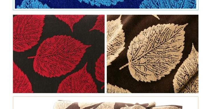 KING SHORE / Gối cotton vàng hai lá thanh lịch được cắt bằng nhung dày - Khăn gối khăn bông gối