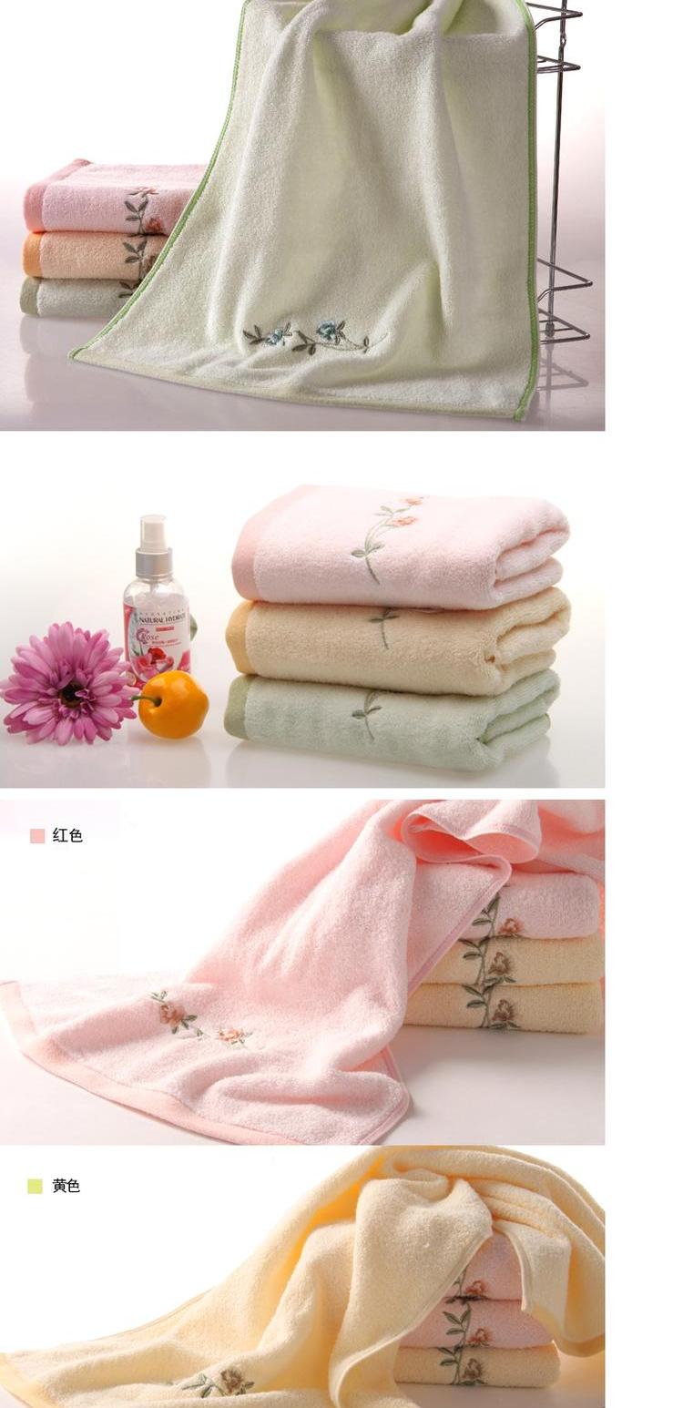 Khăn bông số vàng Sáu gói hoàn toàn thủ công hoàn hảo Dày và mềm Độ dày 112g tăng 78 * 40CM - Khăn tắm / áo choàng tắm khăn tắm sợi tre