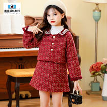 Children's clothing shooting mixed-race children's model female autumn and winter clothing net shooting Taobao children's model explosions photo graphic photography