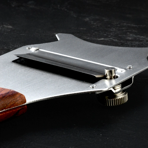 馥斌 Нарезка трюфелей с деревянной ручкой, строгальный станок с регулируемой толщиной, нарезка из нержавеющей стали для шоколадного сыра