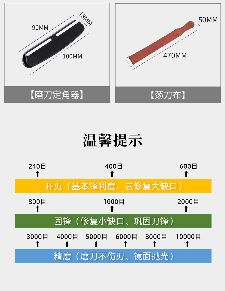 Точилка 正川作专业磨刀石家用菜刀开刃商用双面粗细油石厨房磨刀神器砥石