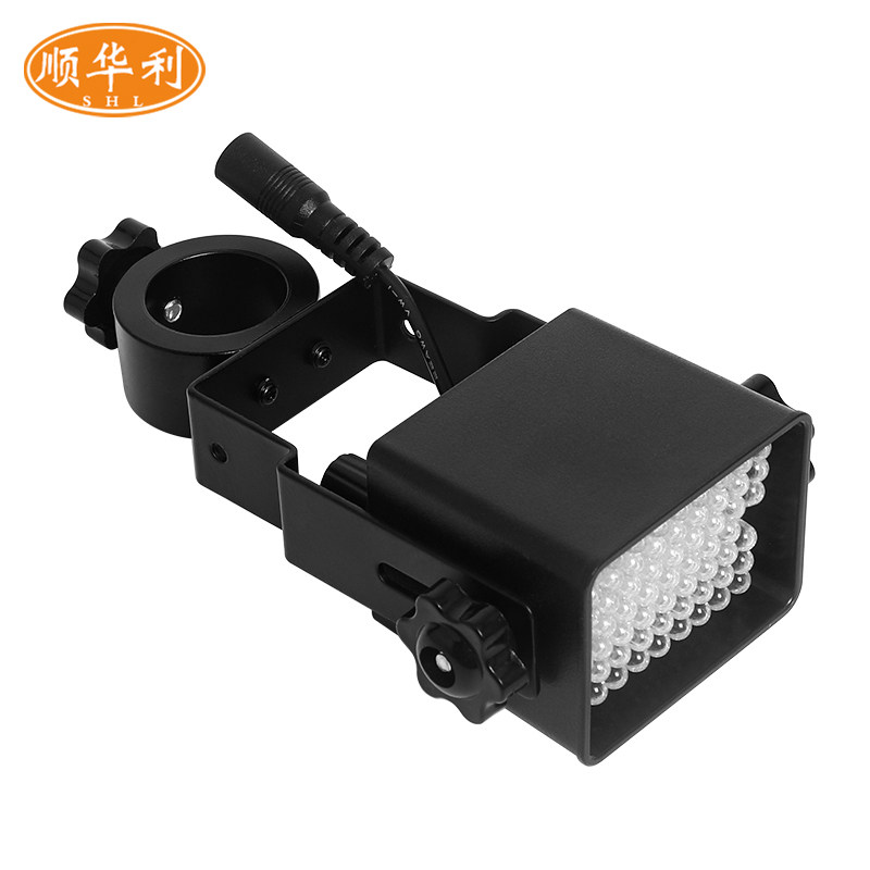工业显微镜侧光源可调亮度方形LED灯辅助加强照明显微镜灯斜光源