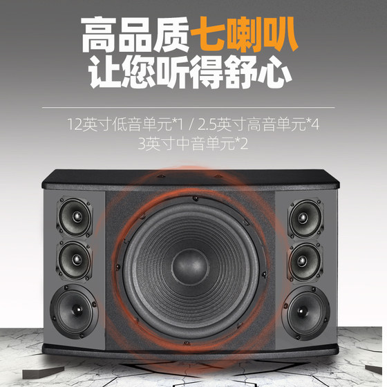 VoseK121 professional karaoke card package speaker home ktv audio set full set 12 inches 10 inches conference