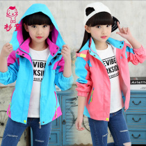 Girls velvet thickened stormtrooper 2021 new childrens autumn and winter coat little girl 6 windbreaker 12-13 years old