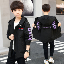 5 Boys  autumn coat 2021 new 6 childrens long windbreaker 7 childrens 9 spring and autumn clothes 10 tide 14 years old