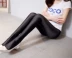 Quần legging nữ mặc mùa thu co giãn cỡ lớn chân nhỏ quần dài phần cao eo thon gọn bó sát quần đen bóng các kiểu quần nữ đẹp Khởi động cắt