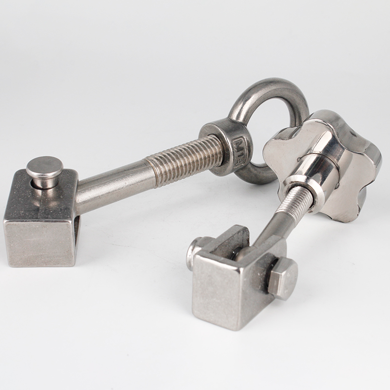 304 stainless steel manhole ring nut bolt set reaction kettle locking plum handle live screw accessories