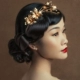 Châu Âu và Hoa Kỳ retro tươi headband Mũ trang sức cô dâu Baroque bướm phụ kiện tóc cưới tăng đột biến 2018 dây buộc tóc scrunchies cầu vồng