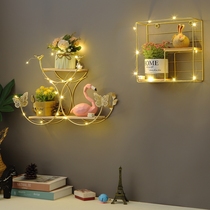 Simple light luxury restaurant Wall Wall decoration pendant milk tea shop Wall Wall wrought creative wall decoration