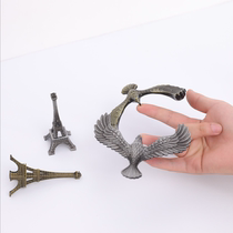 American retro animal balance Eagle Tower suspended pendulum gravity bird creative metal tumbler bedside decoration