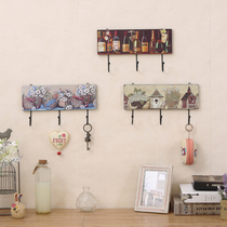 American literary Wall clothes hook hook key adhesive hook wall hanging retro hanger door porch decoration adhesive hook