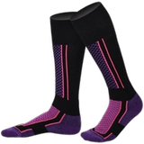 Лыжные флисовые удерживающие тепло дорожные спортивные детские альпинистские гольфы, снаряжение, увеличенная толщина, длина миди