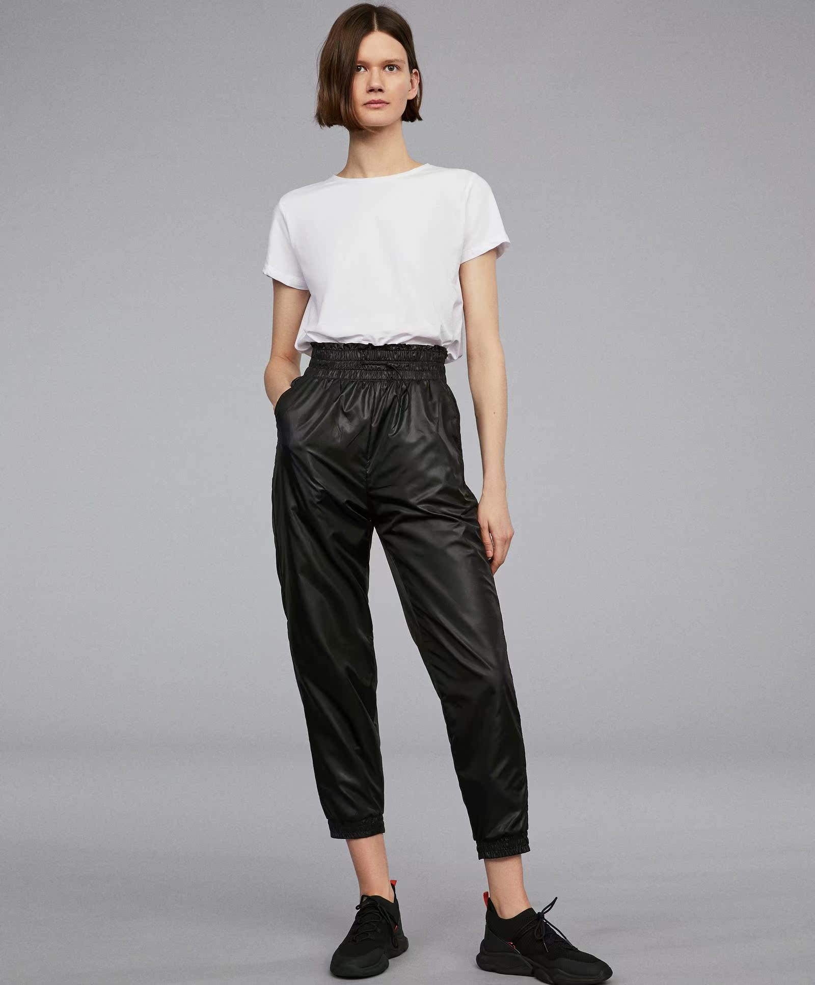 Oysho tham gia cuộc sống cotton cổ tròn tay ngắn đào tạo thể thao Áo thun nữ giản dị top 30653522250 - Áo phông thể thao áo thun adidas nam cổ tròn